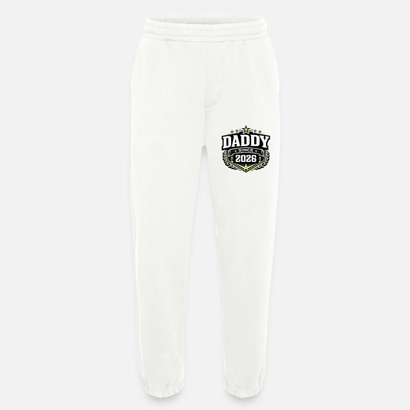 Daddy Since 2026 – Proud Dad Design - Heavyweight Jogging Pants - made by SPREAD  - OFF WHITE