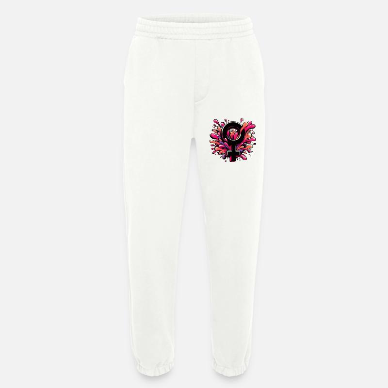 Frauensymbol - Heavyweight Jogginghose - made by SPREAD  - OFF WHITE