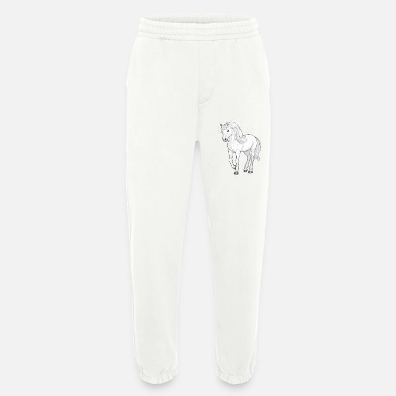 Pferd mit Sternen - Heavyweight Jogginghose - made by SPREAD  - OFF WHITE