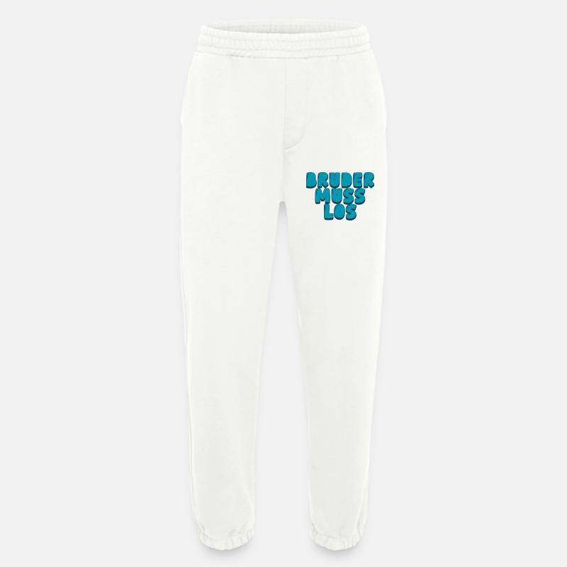 Bruder muss los - Heavyweight Jogginghose - made by SPREAD - OFF WHITE