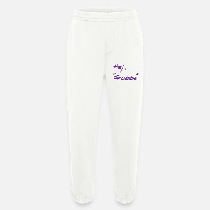 Begrüßung - anders - schwedisch - Heavyweight Jogginghose - made by SPREAD  - OFF WHITE