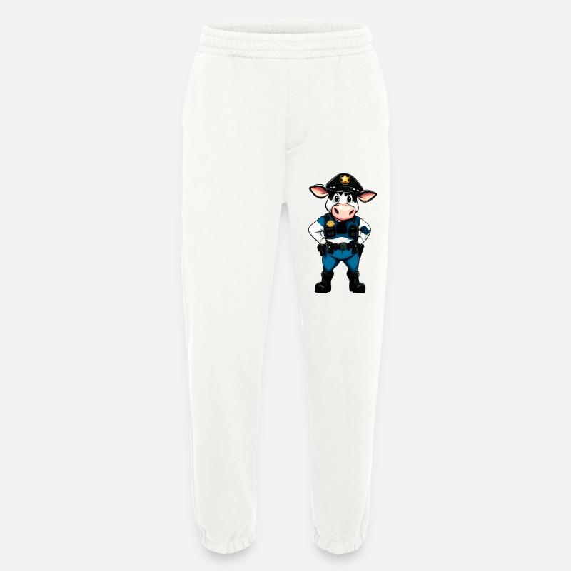 Polizei Kuh - Heavyweight Jogginghose - made by SPREAD - OFF WHITE