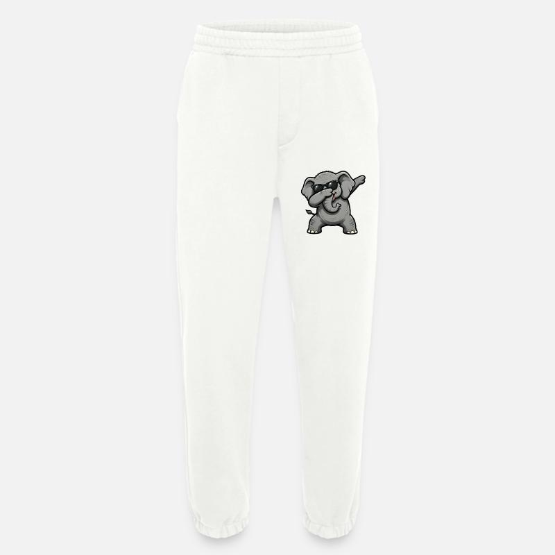 Dabbing Elefant - Heavyweight Jogginghose - made by SPREAD  - OFF WHITE