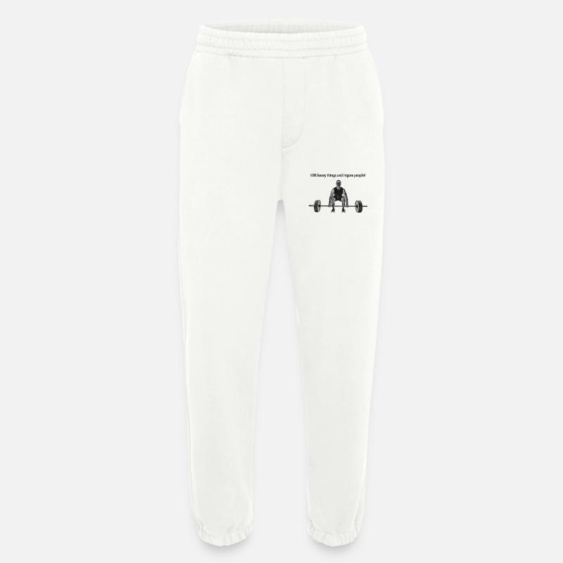 Vectorization_36 - Heavyweight Jogging Pants - made by SPREAD  - OFF WHITE
