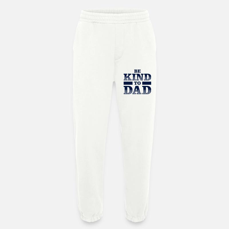 Sei nett zu Papa Hemd – Geschenkidee - Heavyweight Jogginghose - made by SPREAD  - OFF WHITE