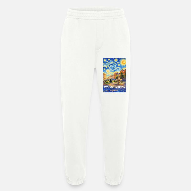 Wolverhampton England Sternennacht - Heavyweight Jogginghose - made by SPREAD  - OFF WHITE