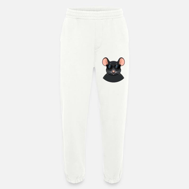 Mouse chic schwarze Brille - Heavyweight Jogginghose - made by SPREAD  - OFF WHITE