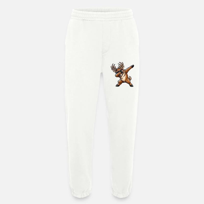 Dabbing Hirsch - Heavyweight Jogginghose - made by SPREAD - OFF WHITE