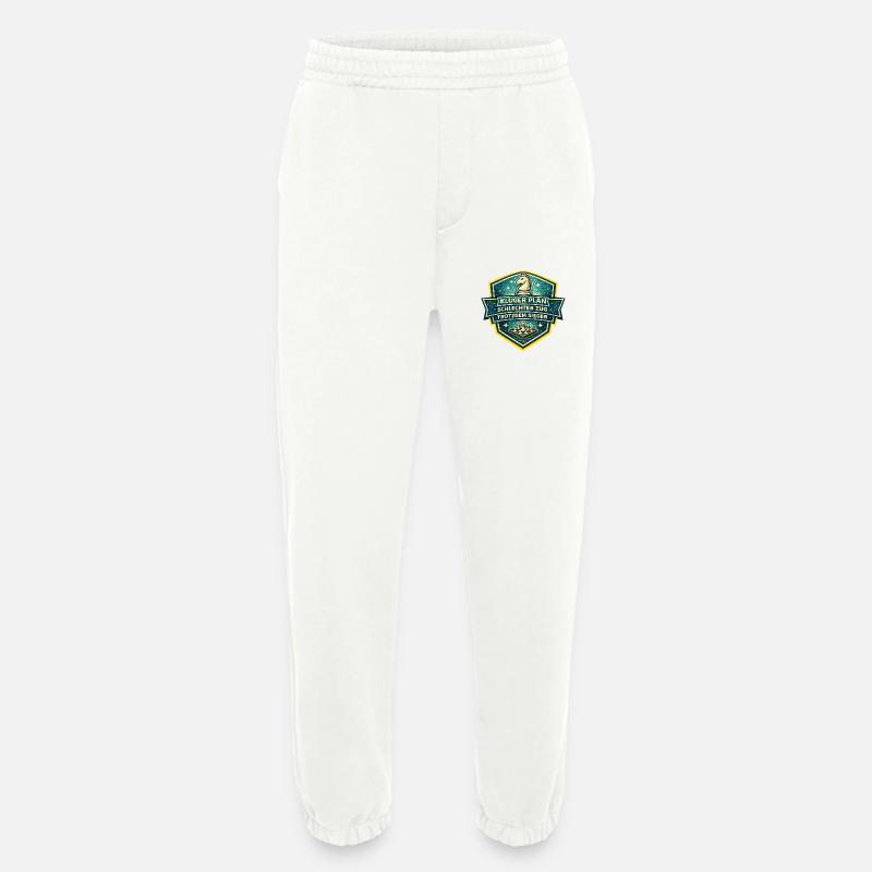 Schachheld Badge: Kluger Plan Sieger - Heavyweight Jogginghose - made by SPREAD  - OFF WHITE