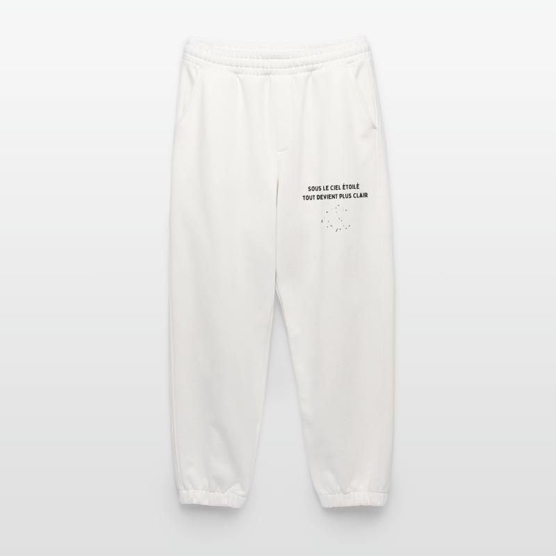Ciel Étoilé: Tout Devient Plus Clair Pantalon de jogging bio épais fabriqué en UE