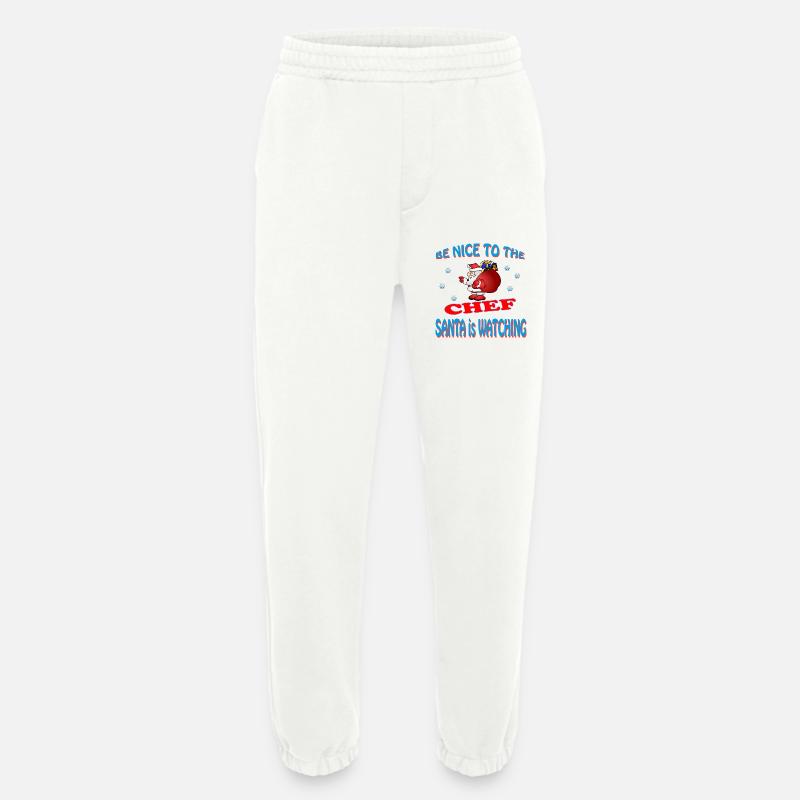 SANTA CHEF - Heavyweight Jogginghose - made by SPREAD  - OFF WHITE
