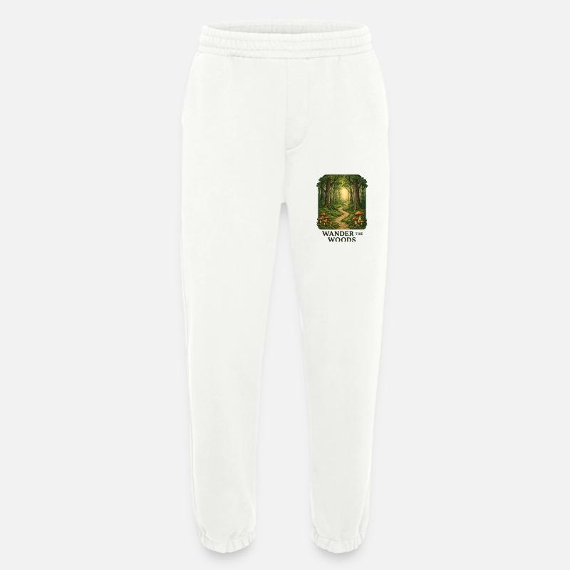 Waldpfad Wander durch den Wald - Heavyweight Jogginghose - made by SPREAD  - OFF WHITE