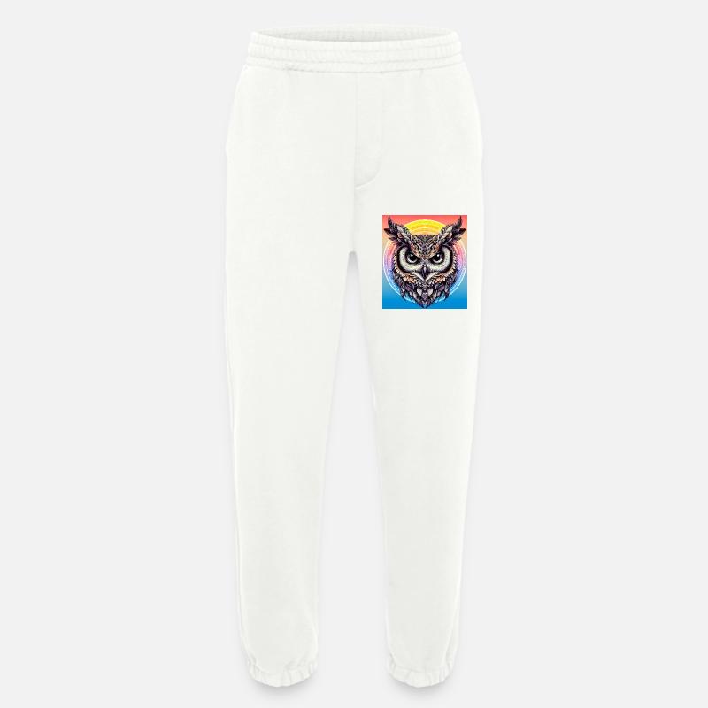 Eule - Heavyweight Jogginghose - made by SPREAD  - OFF WHITE