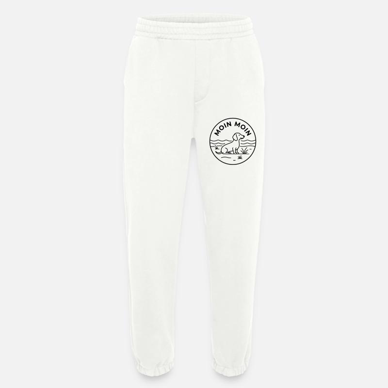 Moin Dackel Meer Badge - Heavyweight Jogginghose - made by SPREAD  - OFF WHITE