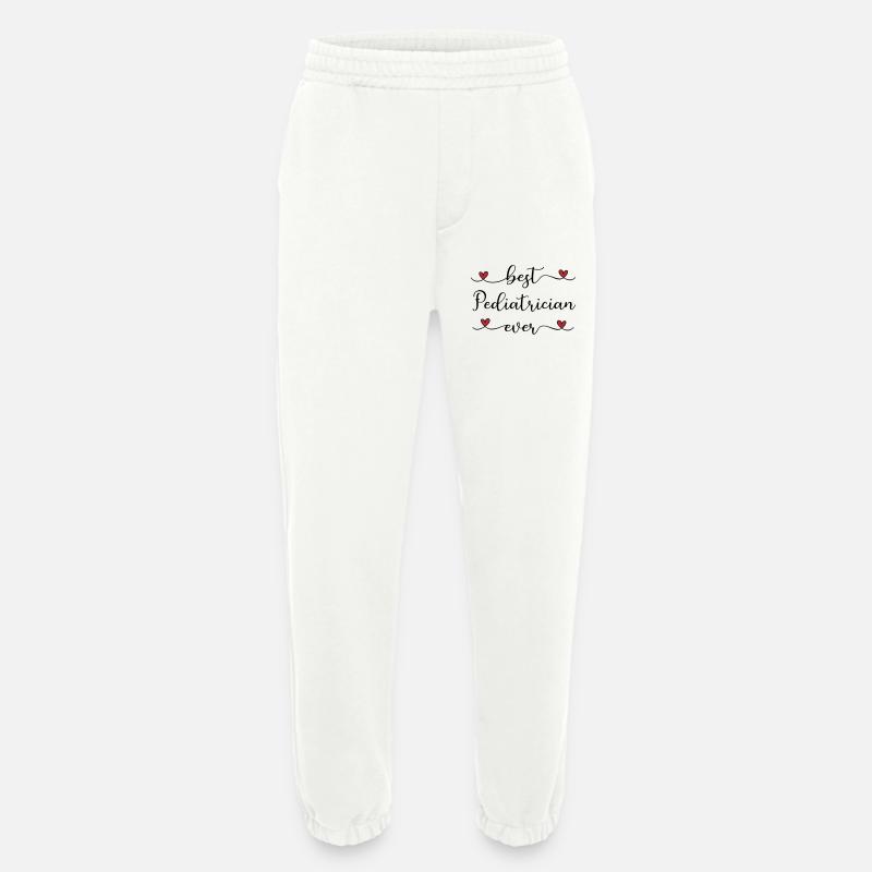 bester Kinderarzt der Welt - Heavyweight Jogginghose - made by SPREAD  - OFF WHITE