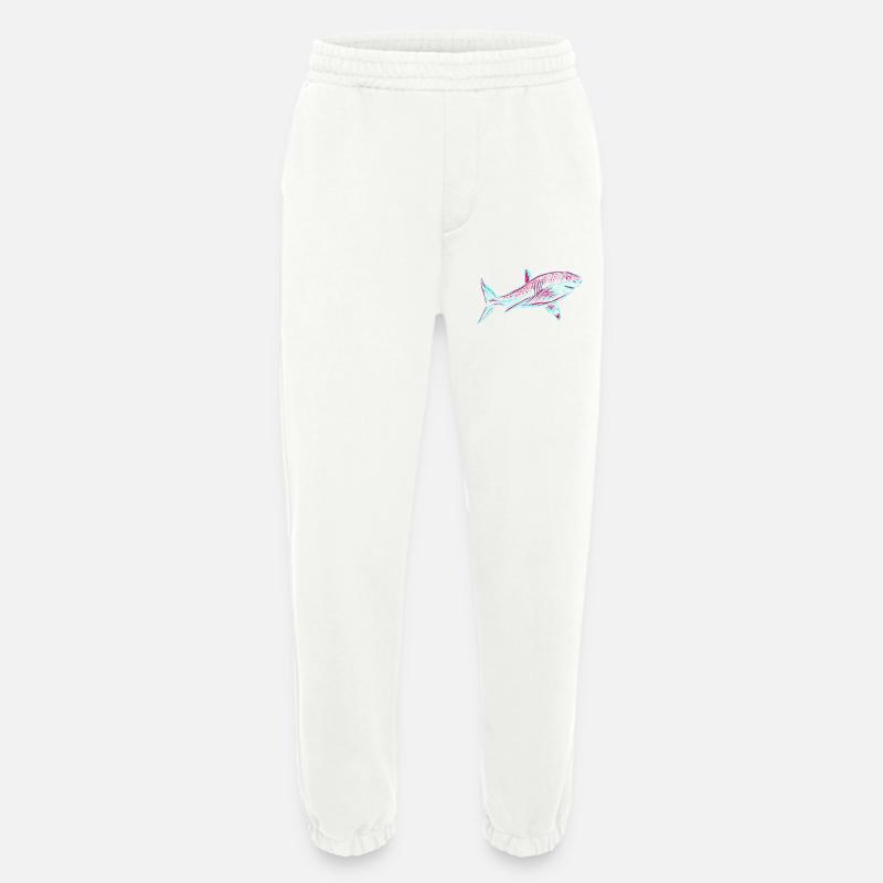 Neo Shark - Heavyweight Jogginghose - made by SPREAD  - OFF WHITE
