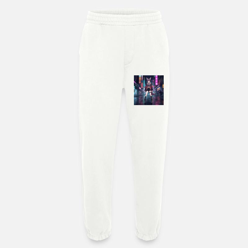 Nachtfuchs im Neonviertel - Heavyweight Jogginghose - made by SPREAD - OFF WHITE