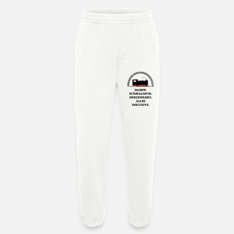 Dampf Schmalspur Herzinfarkt - Heavyweight Jogginghose - made by SPREAD - OFF WHITE