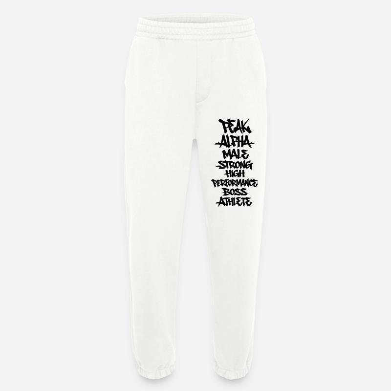PEAK ATHLETE - Heavyweight Jogginghose - made by SPREAD  - OFF WHITE