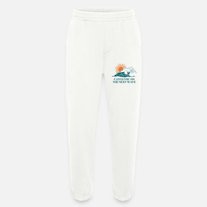 Next Wave Solar Surf Slogan - Heavyweight Jogginghose - made by SPREAD  - OFF WHITE