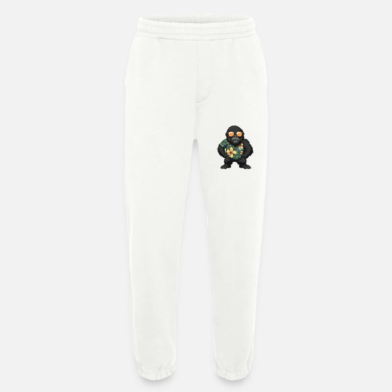 Gorilla Comic Urlaub - Heavyweight Jogginghose - made by SPREAD - OFF WHITE