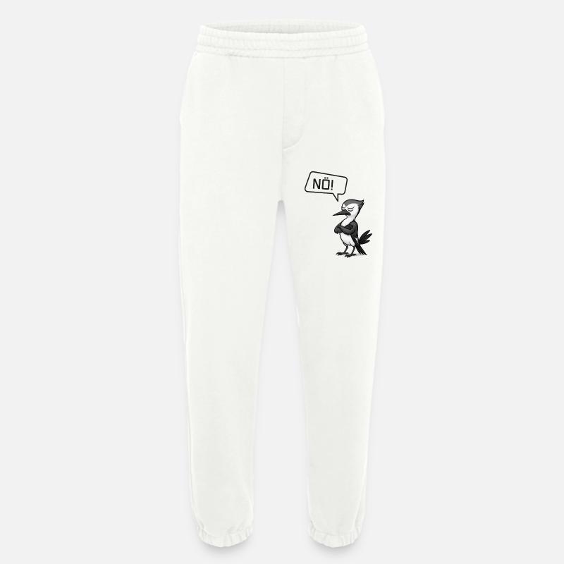Nö! Specht – Sturer Vogel macht Pause - Heavyweight Jogginghose - made by SPREAD  - OFF WHITE