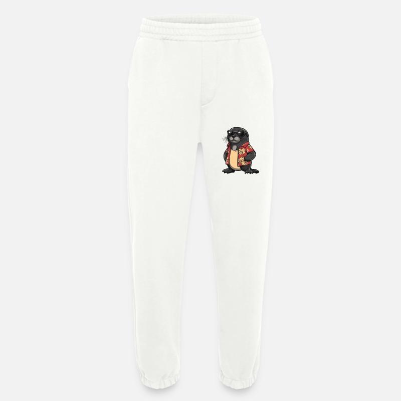Robbe Comic Urlaub - Heavyweight Jogginghose - made by SPREAD  - OFF WHITE