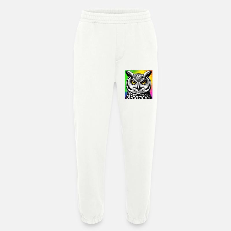 Eule - Heavyweight Jogginghose - made by SPREAD  - OFF WHITE