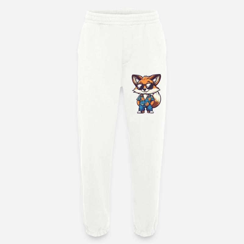 Fuchs Comic Urlaub - Heavyweight Jogginghose - made by SPREAD  - OFF WHITE