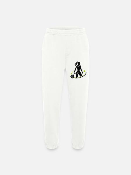 Padel Fille - Pantalon de jogging bio épais fabriqué en UE - OFF WHITE