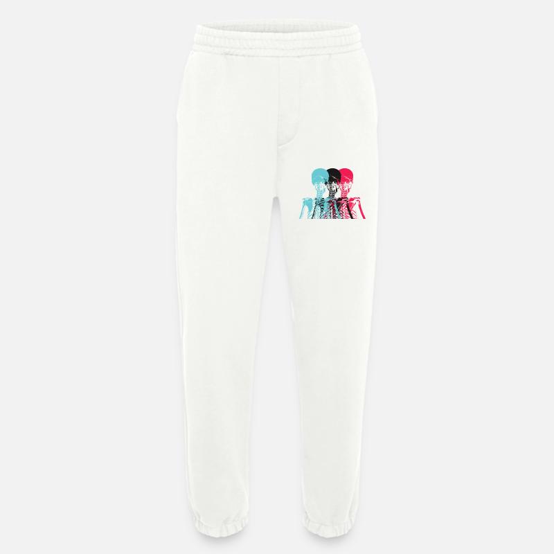 Pop Art Skeleton Neon Retro Design - Heavyweight Jogginghose - made by SPREAD  - OFF WHITE