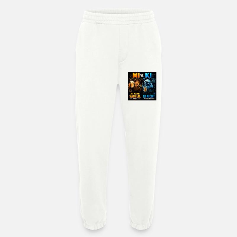 MI vs KI – Prost statt Prompt - Heavyweight Jogginghose - made by SPREAD  - OFF WHITE