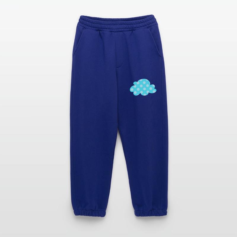 Points nuages Points Points Décoration de la chambre de bébé Enfants Météo Pantalon de jogging bio épais fabriqué en UE