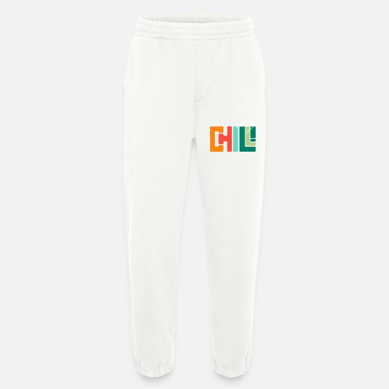 Bleib cool - Heavyweight Jogginghose - made by SPREAD  - OFF WHITE