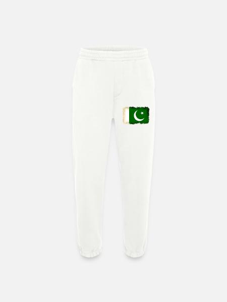 Flag Pakistan - Heavyweight Jogging Pants - made by SPREAD - OFF WHITE