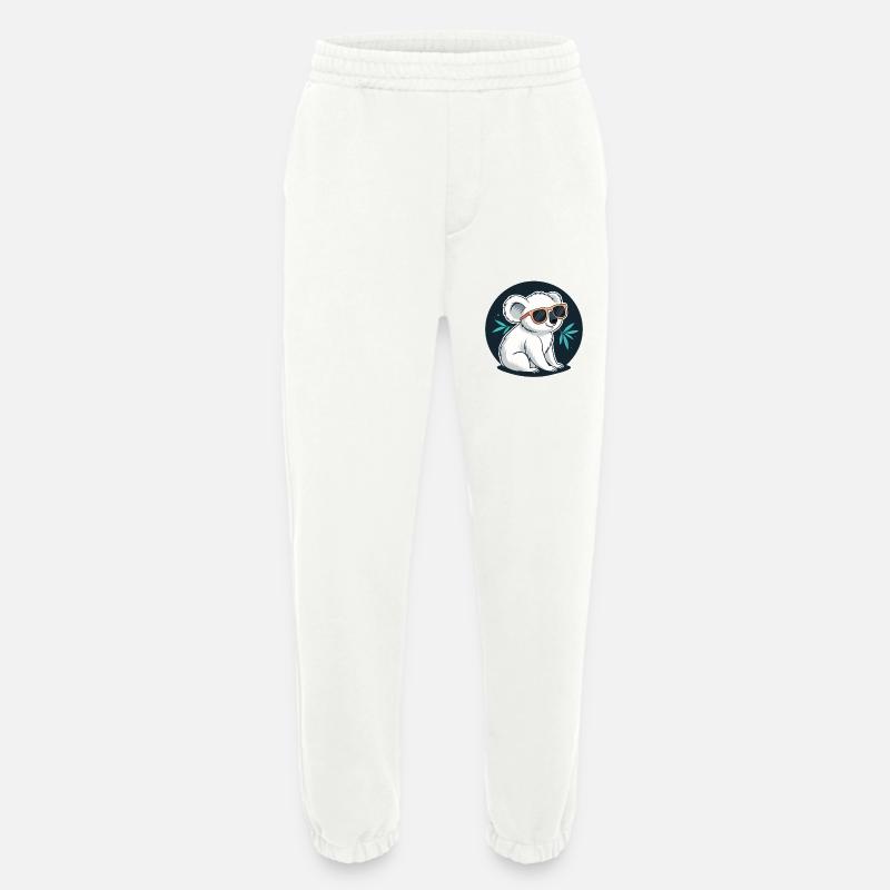 Koala-Chic-Sonnenbrillen - Heavyweight Jogginghose - made by SPREAD  - OFF WHITE