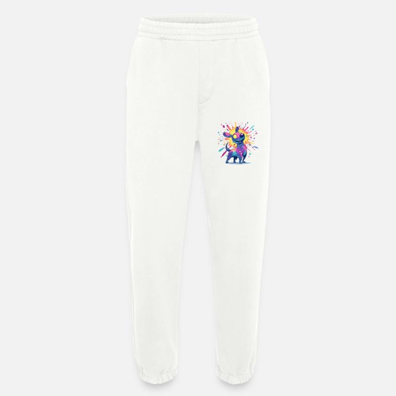 Galaktischer Farbhund - Heavyweight Jogginghose - made by SPREAD  - OFF WHITE