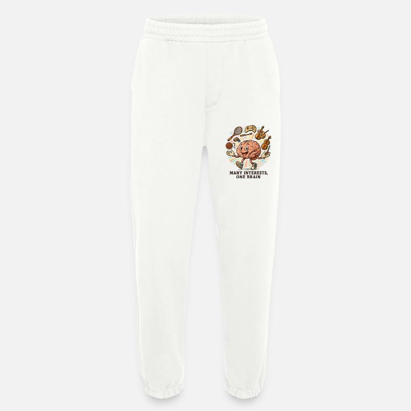 Versatile Brain: Many Passions ADHD ADHD - Heavyweight Jogging Pants - made by SPREAD  - OFF WHITE