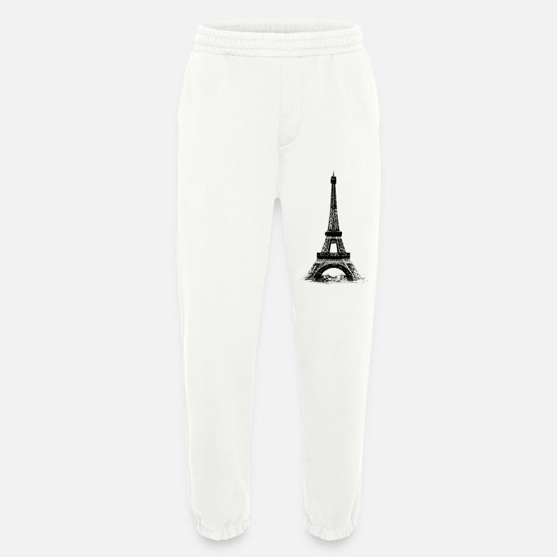Eiffelturm  - Heavyweight Jogginghose - made by SPREAD  - OFF WHITE