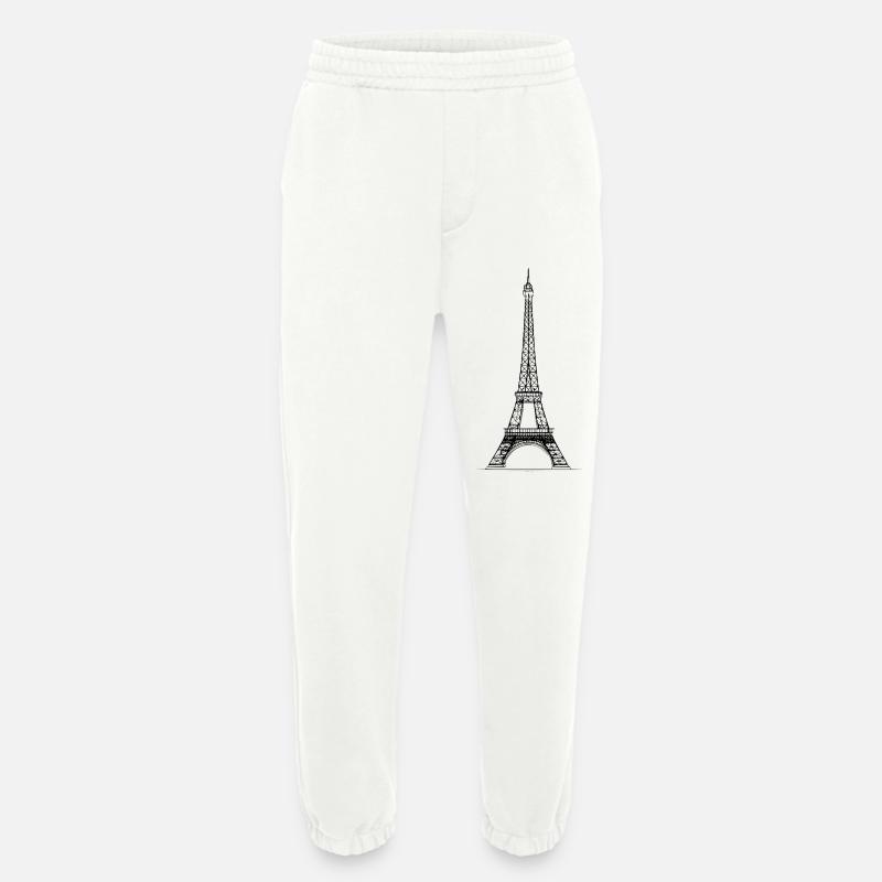 Eiffelturm - Heavyweight Jogginghose - made by SPREAD  - OFF WHITE