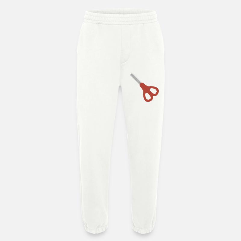 Rote Schere-Ikone - Heavyweight Jogginghose - made by SPREAD  - OFF WHITE