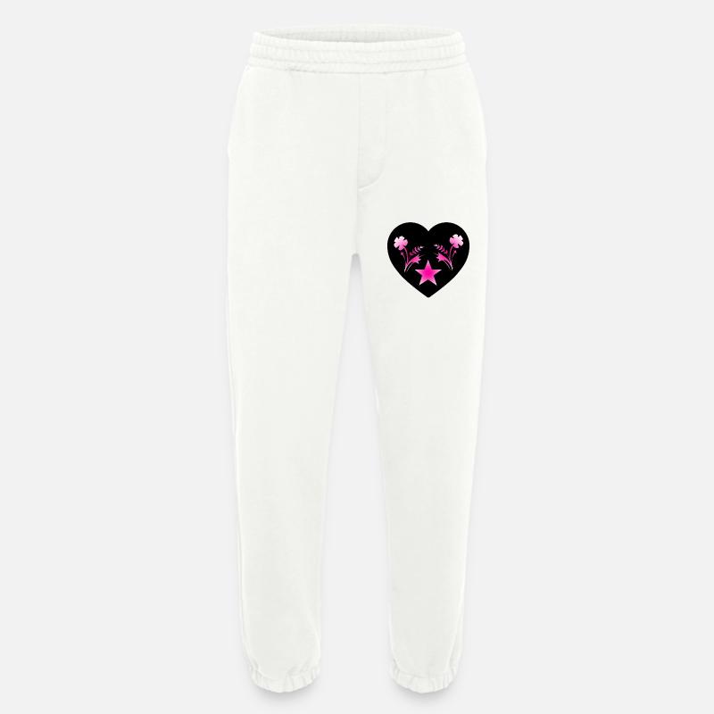 Blumen - Heavyweight Jogginghose - made by SPREAD  - OFF WHITE