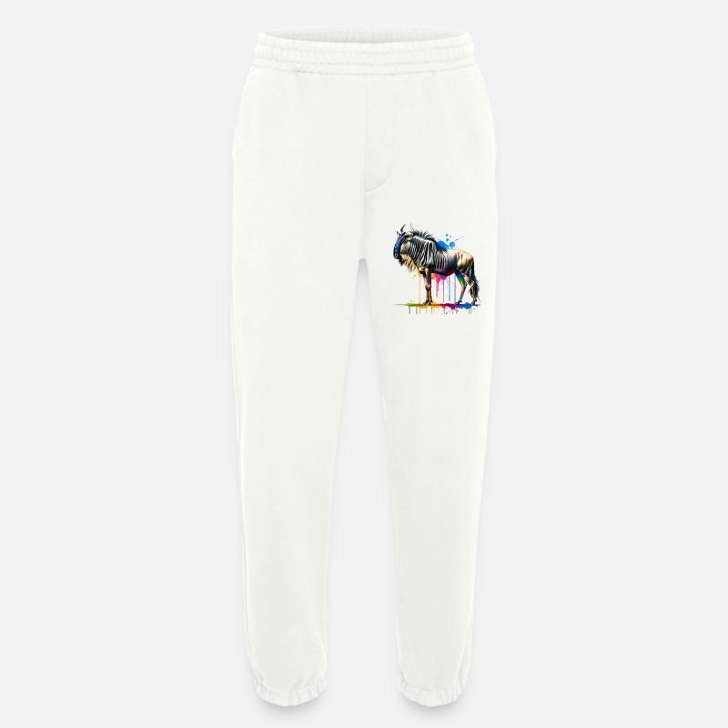 Gnu Geschenk - Heavyweight Jogginghose - made by SPREAD - OFF WHITE