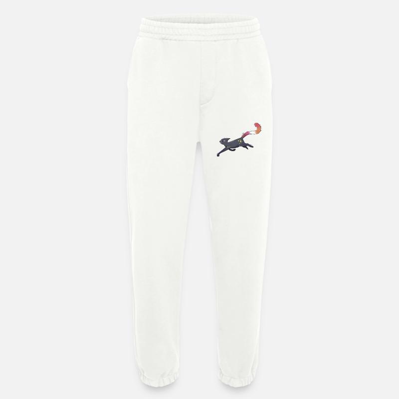 Cute cat lesbian pride - Heavyweight Jogging Pants - made by SPREAD  - OFF WHITE