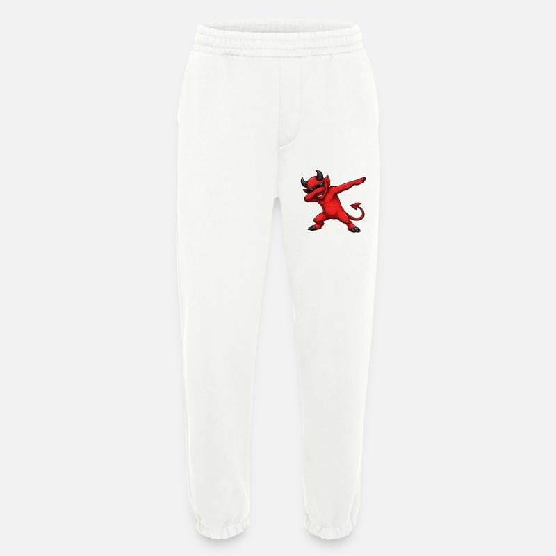 Dabbing Teufel - Heavyweight Jogginghose - made by SPREAD  - OFF WHITE