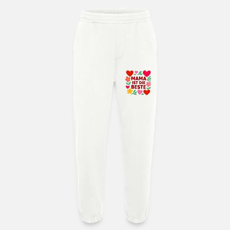 Mama ist die Beste  - Heavyweight Jogginghose - made by SPREAD  - OFF WHITE