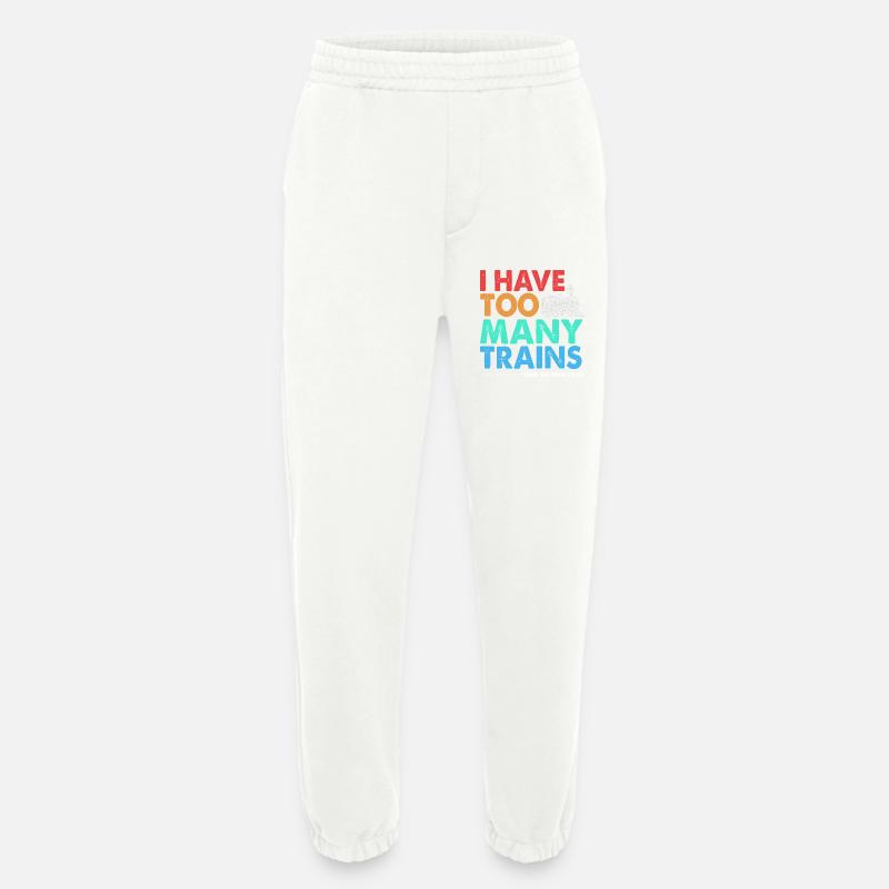 Modelleisenbahn Modellbau Modellbauer - Heavyweight Jogginghose - made by SPREAD  - OFF WHITE