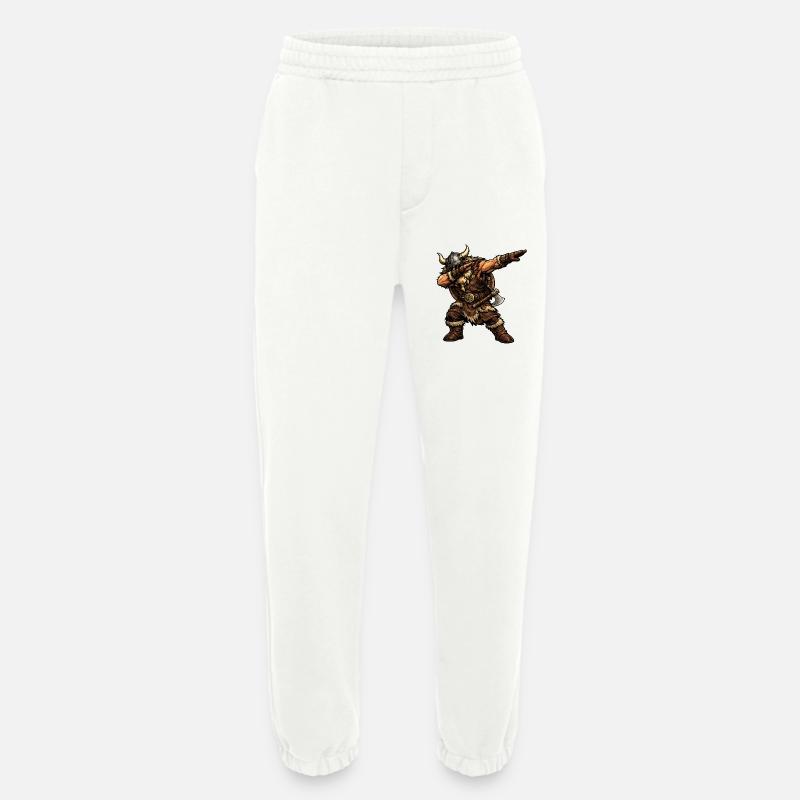 Dabbing Wikinger - Heavyweight Jogginghose - made by SPREAD - OFF WHITE
