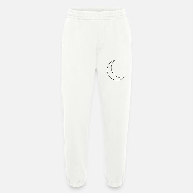 Crescent Moon - Heavyweight Jogging Pants - made by SPREAD  - OFF WHITE