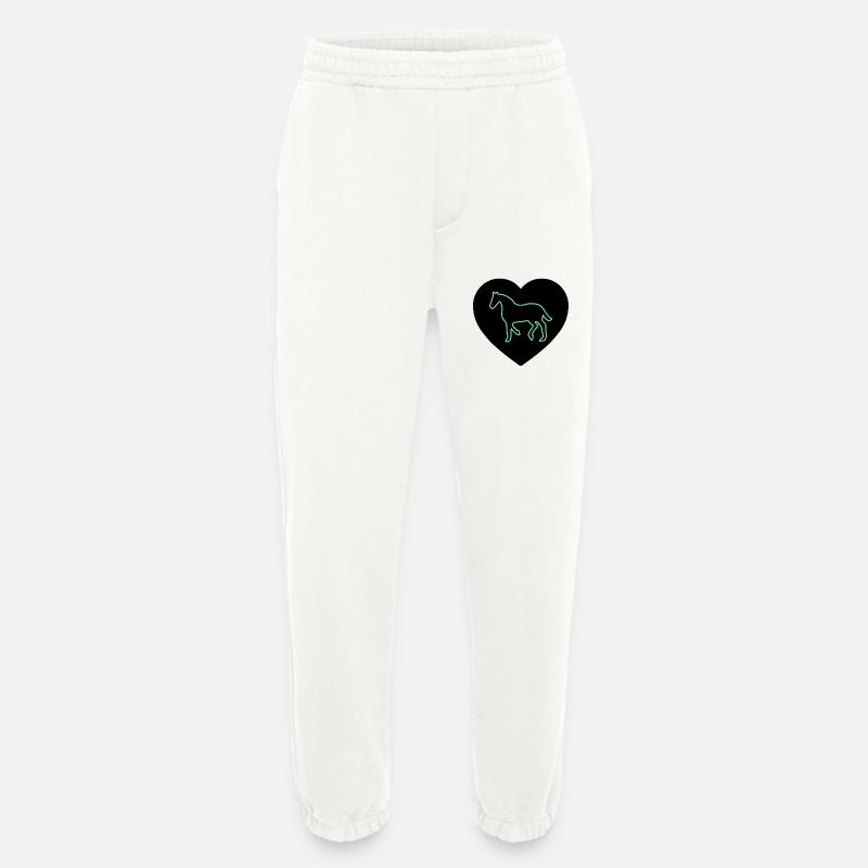 Pferde - Heavyweight Jogginghose - made by SPREAD - OFF WHITE